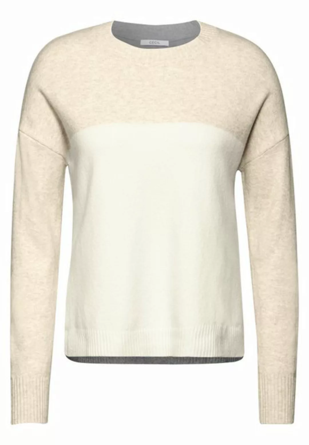 Cecil Strickpullover mit Colorblocking günstig online kaufen