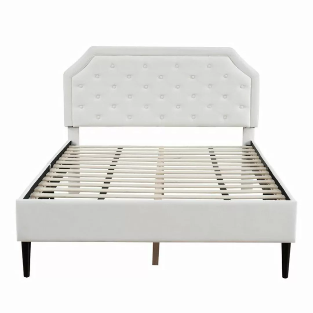 BlingBin Polsterbett 140 x 200 cm - Doppelbett Bett mit Lattenrost (1er Set günstig online kaufen