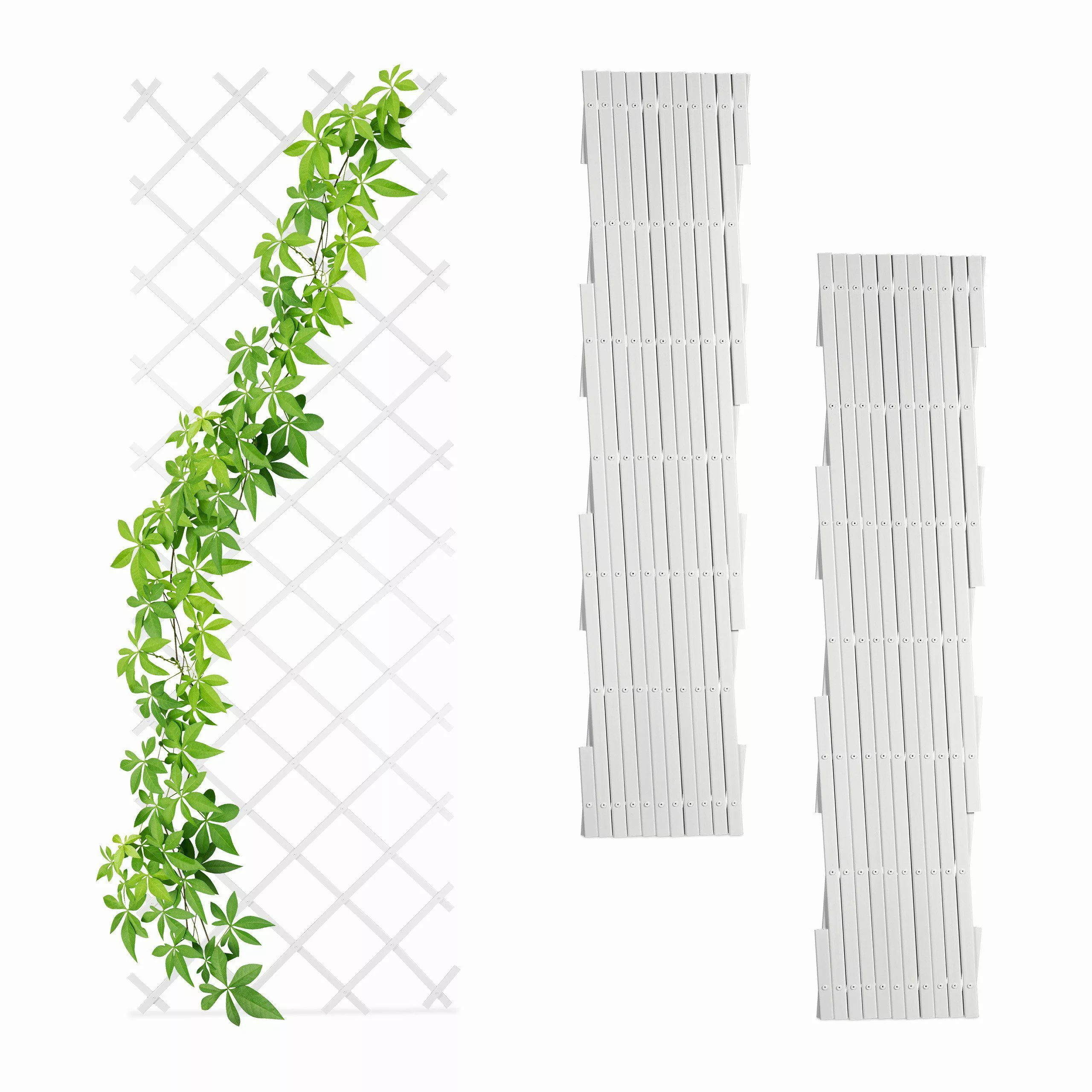 relaxdays Rankgitter Ausziehbares Rankgitter 3er Set günstig online kaufen