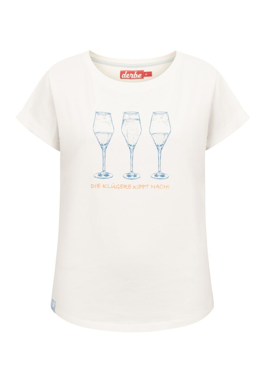 Derbe Print-Shirt Die Klügere Damen T-Shirt günstig online kaufen