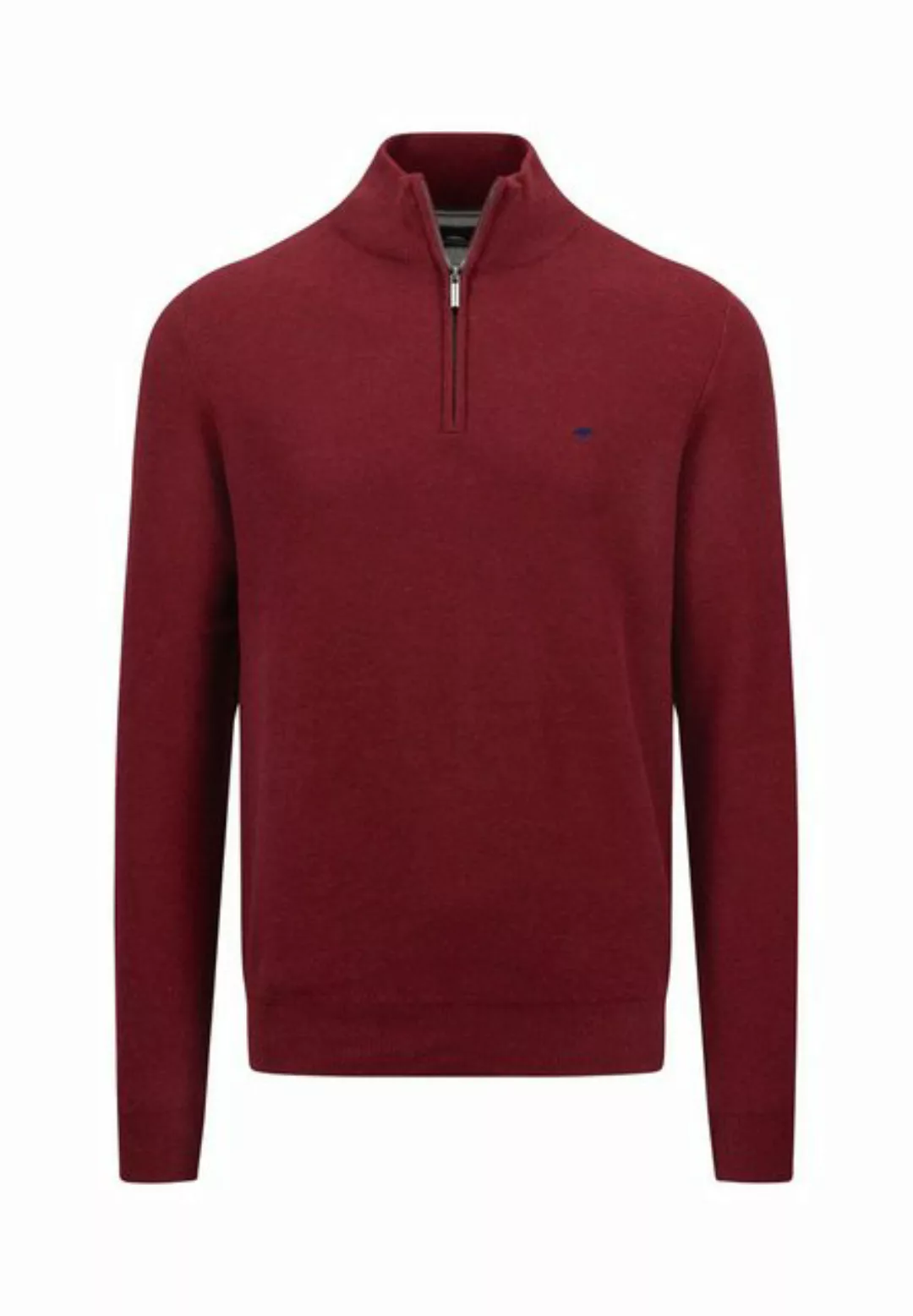 FYNCH-HATTON Strickpullover Herren Pullover mit Troyer-Kragen (1-tlg) günstig online kaufen