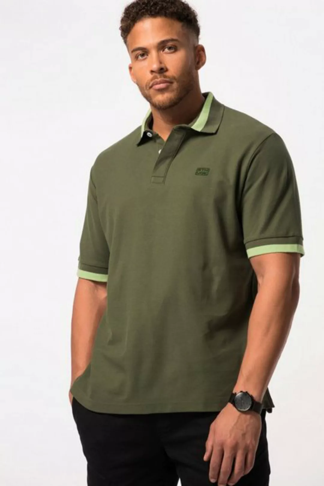 STHUGE Poloshirt STHUGE Poloshirt Halbarm Piqué bis 8 XL günstig online kaufen