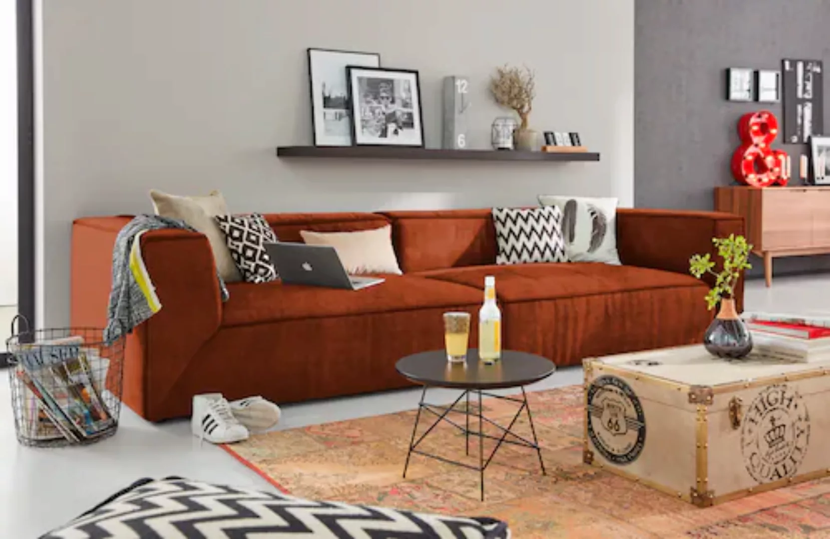 TOM TAILOR HOME Big-Sofa »BIG CUBE«, TOM TAILOR Big-Sofa >>BIG CUBE günstig online kaufen