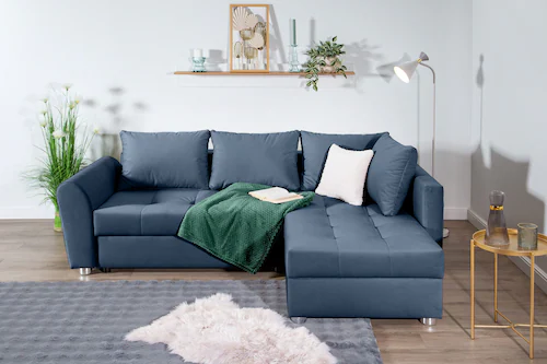 COLLECTION AB Ecksofa »Jana L-Form«, inkl. Bettfunktion,Bettkasten und Bonn günstig online kaufen
