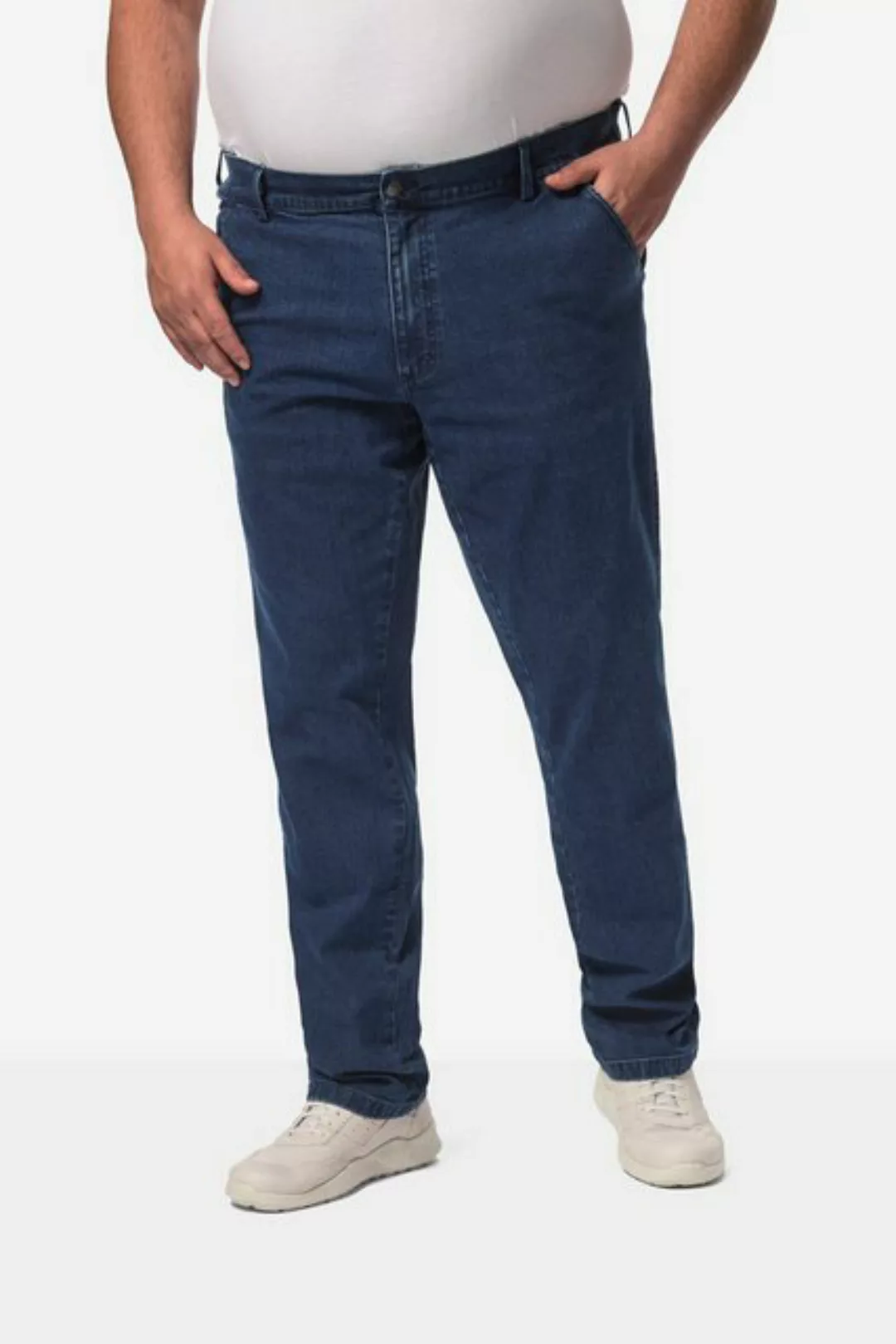 Boston Park 5-Pocket-Jeans Boston Park Jeans Traveller-Bund Flat Front günstig online kaufen