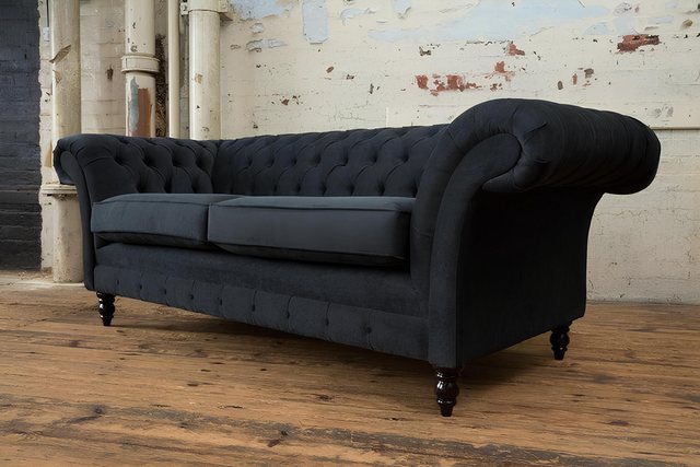 Xlmoebel Sofa Traditionelles Chesterfield-Sofa mit 3 Sitzplätzen in luxuriö günstig online kaufen