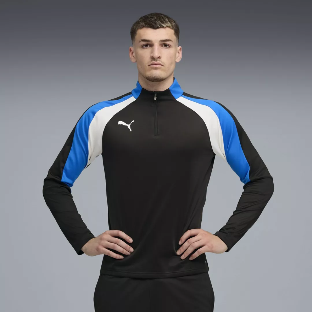 PUMA T-Shirt "individualLIGA Top mit viertellangem Reißverschluss Herren" günstig online kaufen
