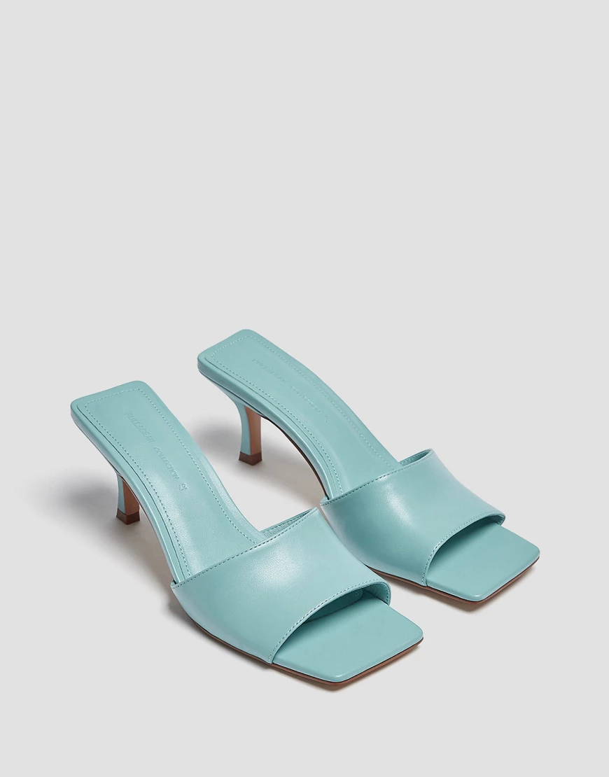 Pull&Bear – Geflochtene Sandalen in Blau-Schwarz,Pull&Bear – Geflochtene Sa günstig online kaufen