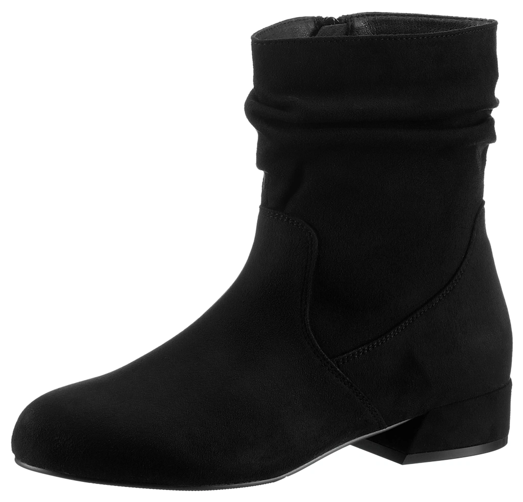 Aniston SHOES Stiefelette, mit gerafftem Schaft - NEUE KOLLEKTION günstig online kaufen