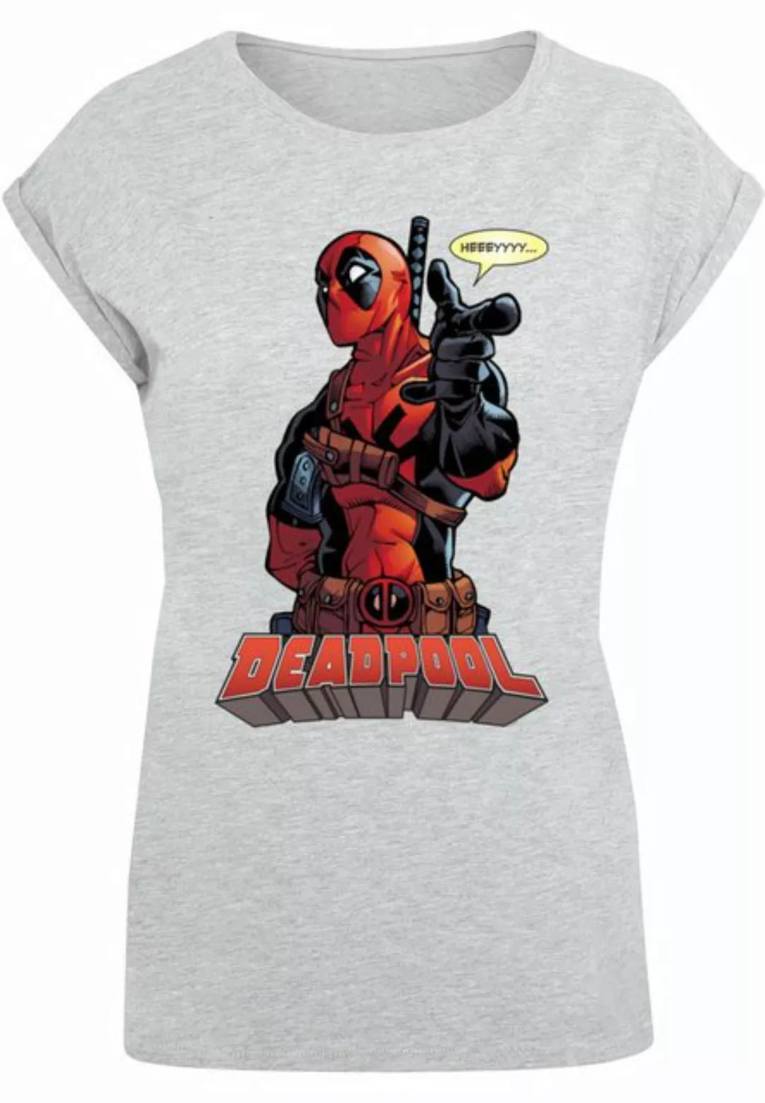 ABSOLUTE CULT T-Shirt ABSOLUTE CULT Damen Ladies Deadpool - Hey You T-Shirt günstig online kaufen