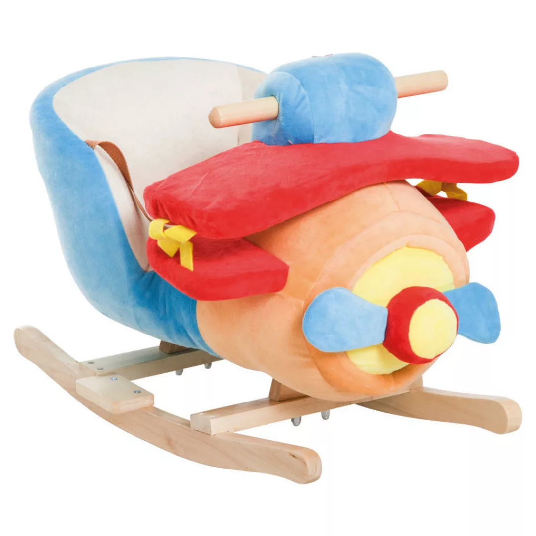 HOMCOM Schaukelspielzeug Flugzeug B/H/L: ca. 33x45x60 cm günstig online kaufen