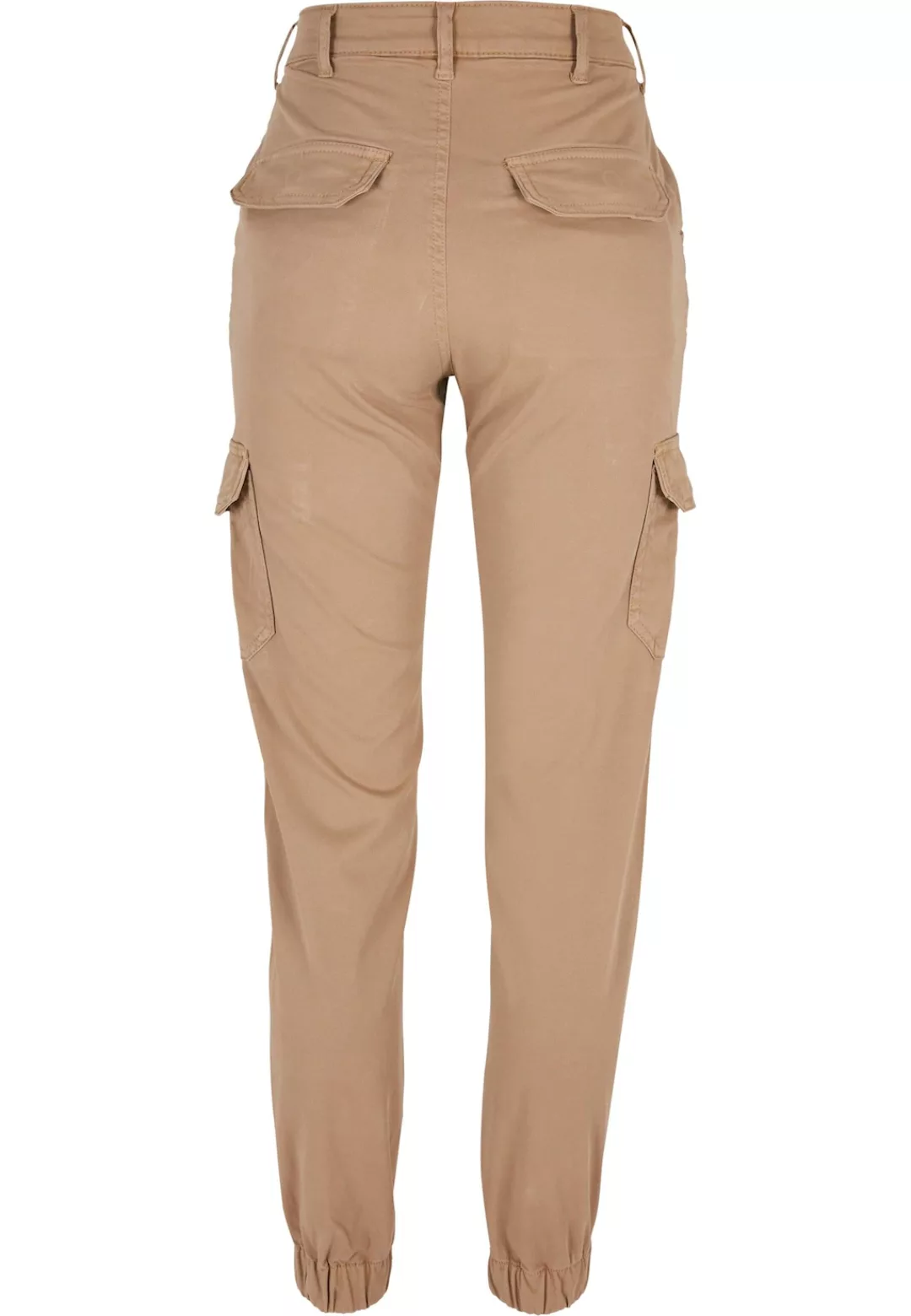 URBAN CLASSICS Cargohose "Urban Classics Damen Ladies High Waist Cargo Pant günstig online kaufen