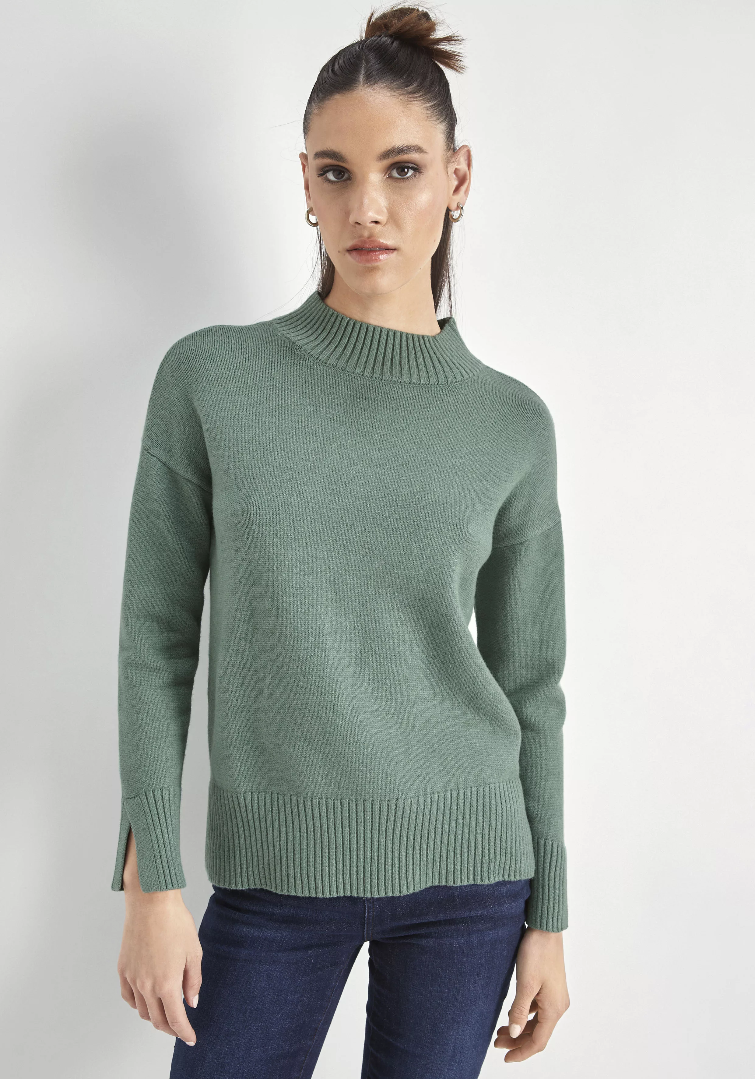 HECHTER PARIS Strickpullover mit Stehkragen günstig online kaufen