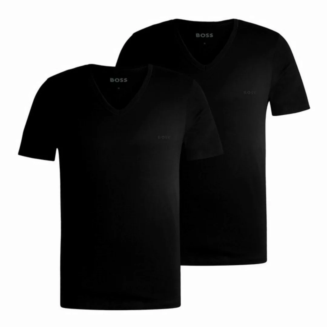 BOSS T-Shirt T-Shirt 2P ComfortS mit gesticktem Ton-in-Ton Logo günstig online kaufen