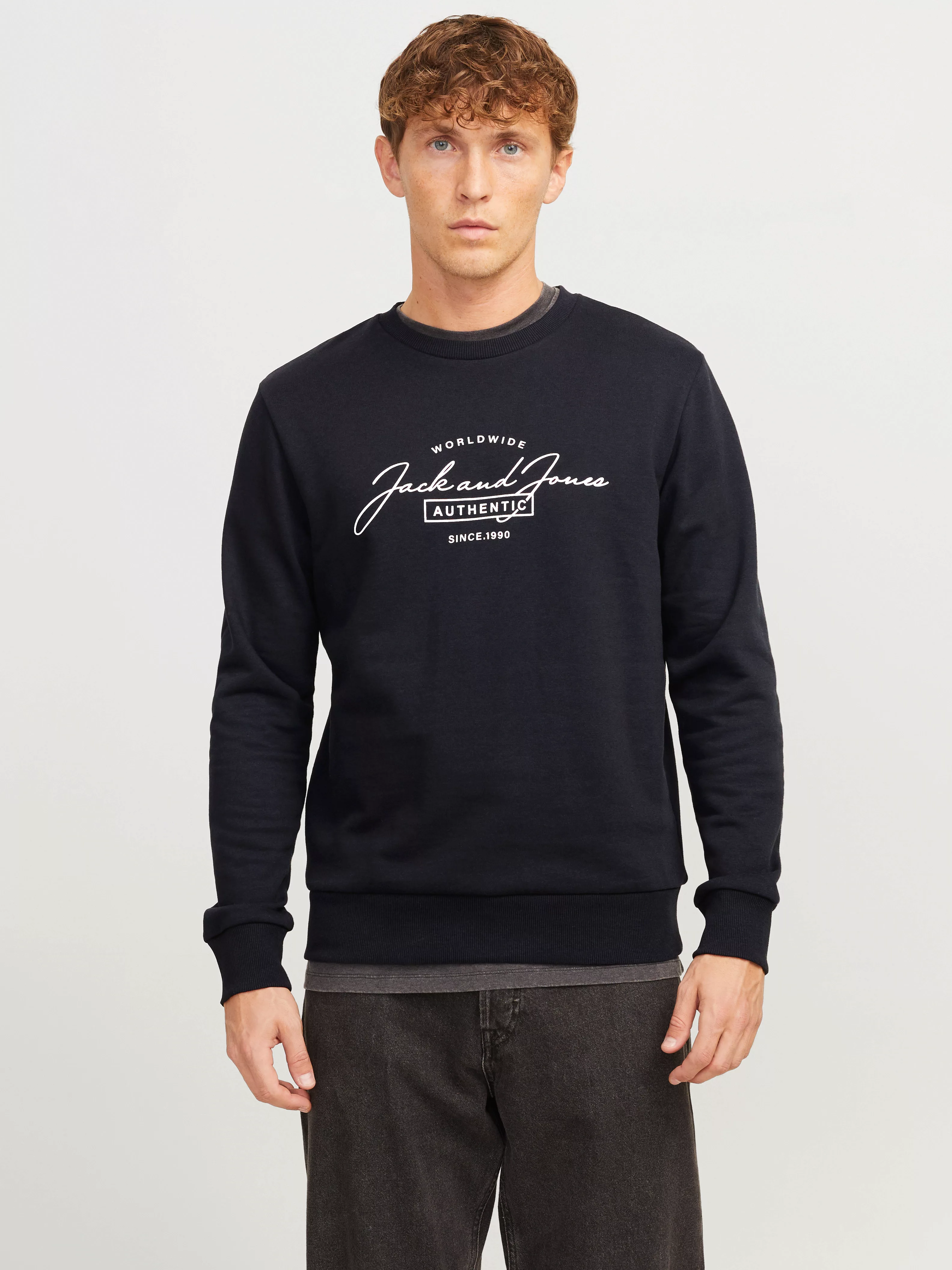 Jack & Jones Sweatshirt JJFERRIS SWEAT CREW NECK günstig online kaufen