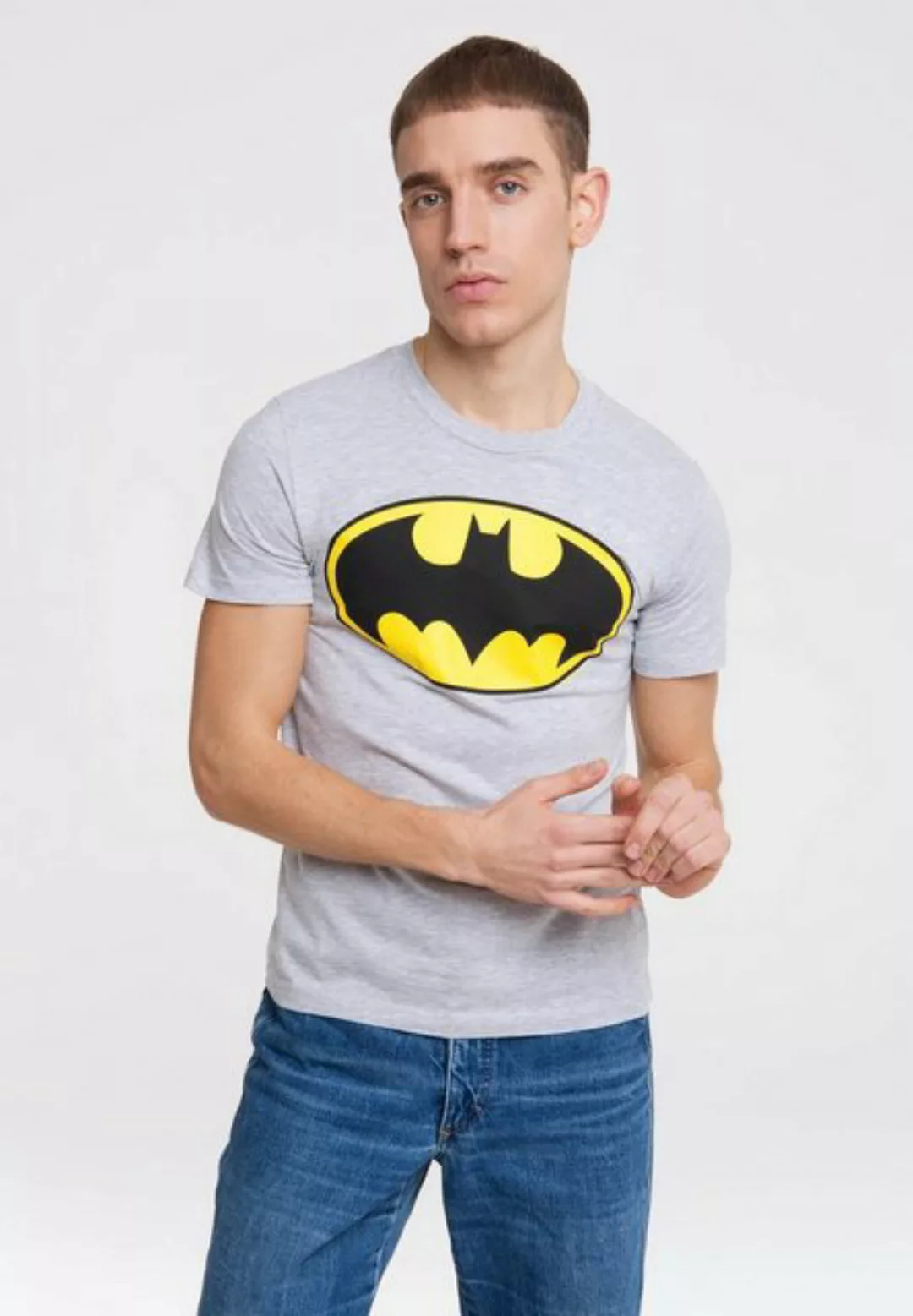 LOGOSHIRT T-Shirt BATMAN - LOGO mit coolem Superhelden-Logo günstig online kaufen