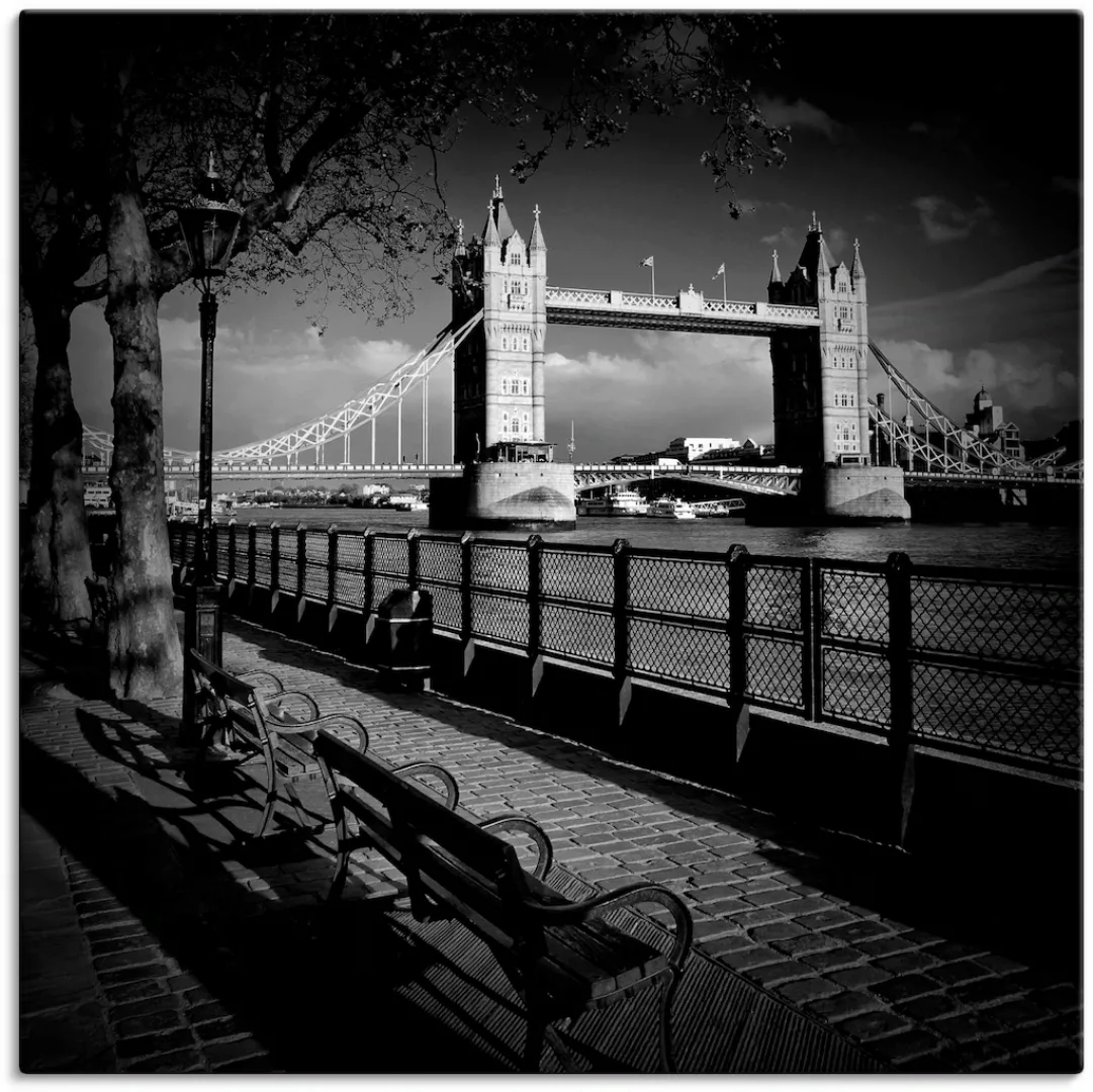 Artland Wandbild "London Am Ufer der Themse", Großbritannien, (1 St.) günstig online kaufen
