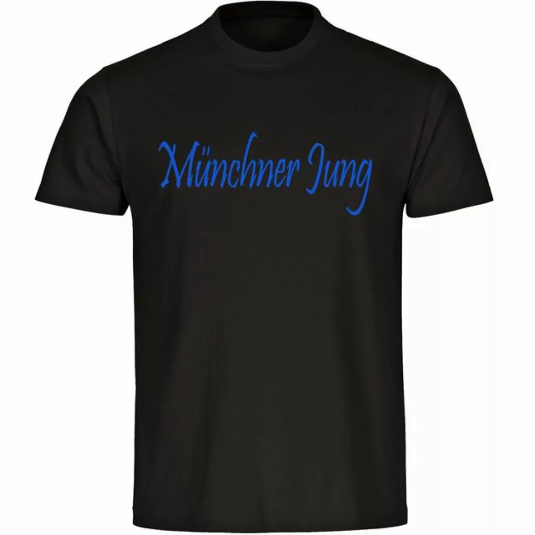 multifanshop T-Shirt Herren München blau - Münchner Jung - Männer günstig online kaufen