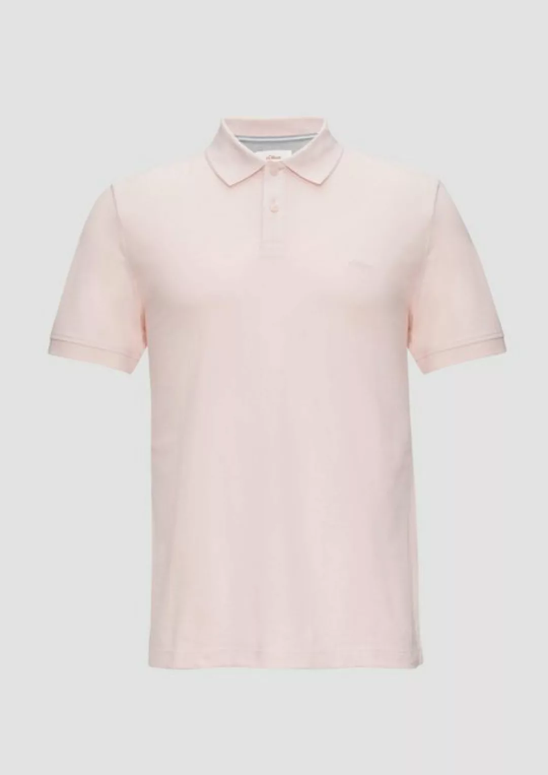 s.Oliver Kurzarmshirt Poloshirt aus Baumwollpiqué Stickerei günstig online kaufen