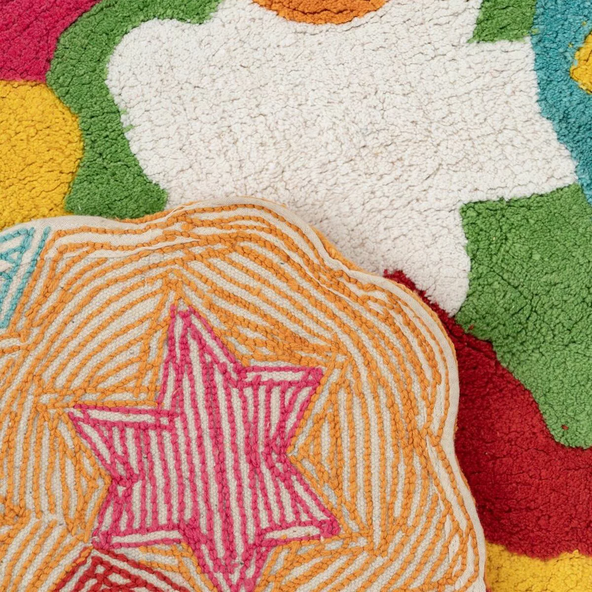 Kinderteppich Baumwolle 100 Cm günstig online kaufen