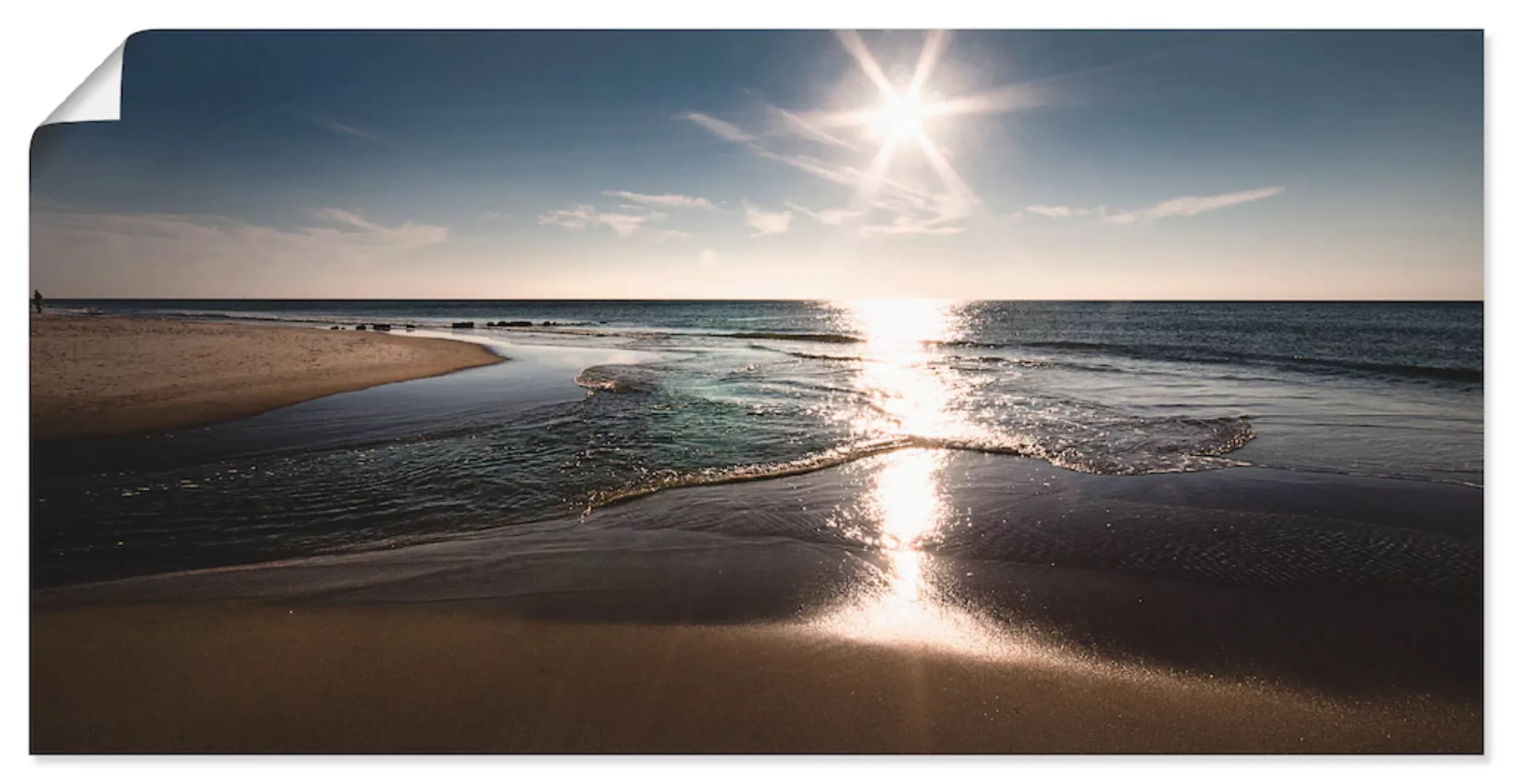 Artland Wandbild "Sylt IV", Strand, (1 St.), als Leinwandbild, Poster, Wand günstig online kaufen