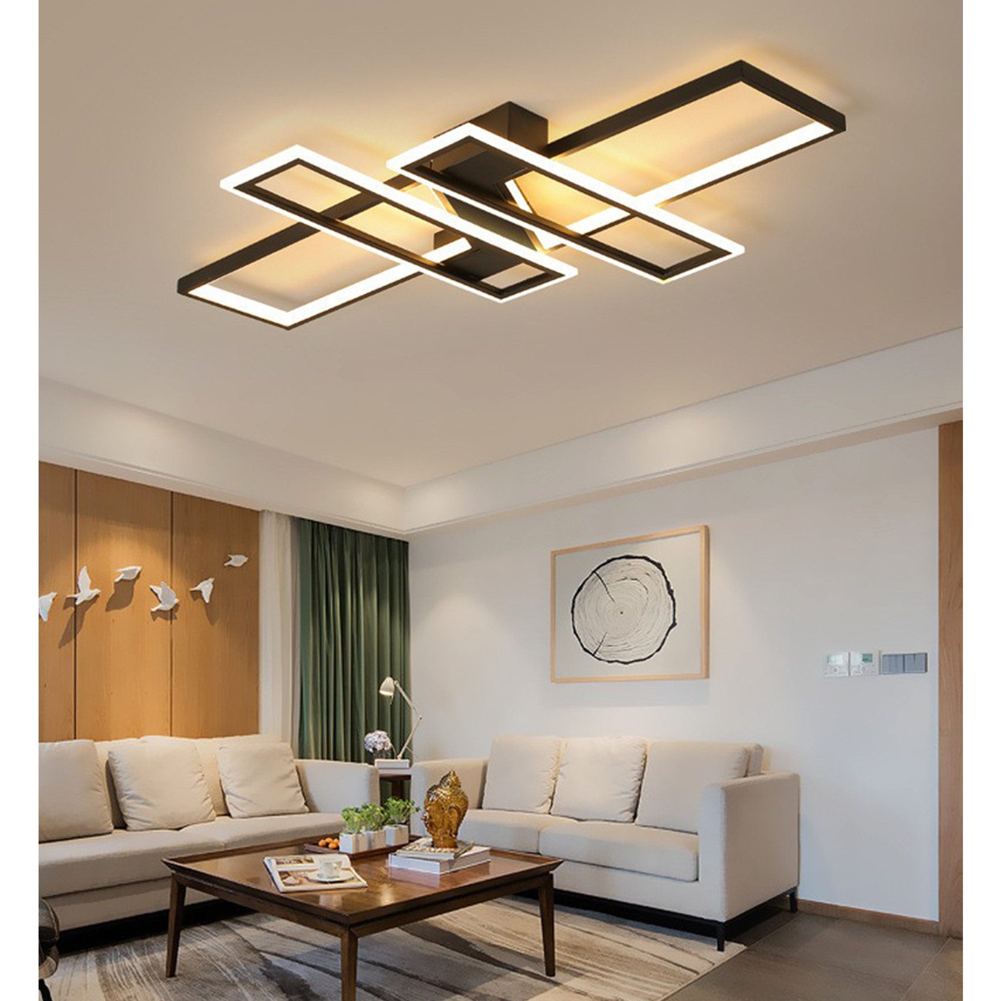 OYLCDI Deckenleuchten LED Deckenlampe 94W Dimmbar günstig online kaufen