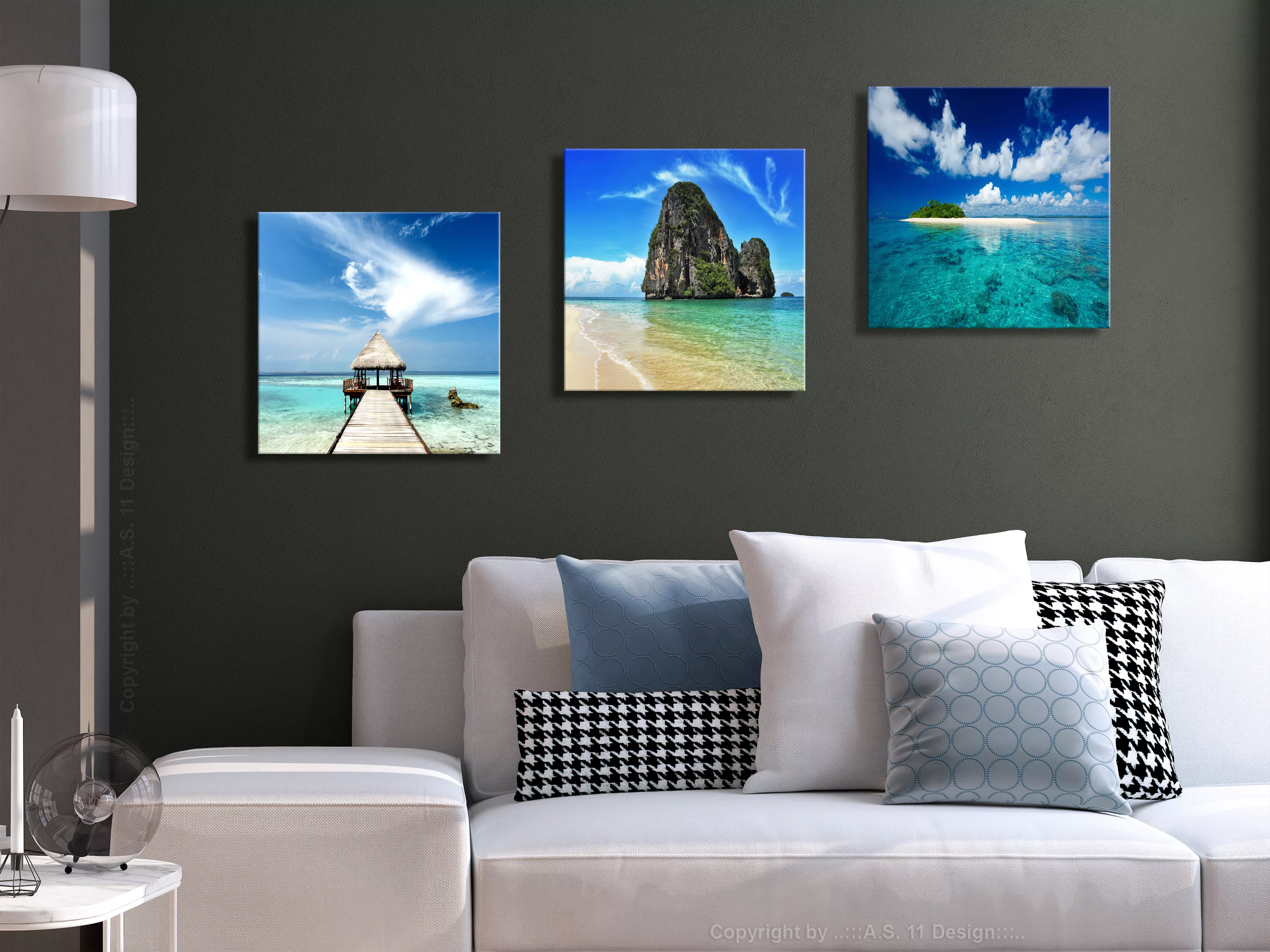 Wandbild - The Places Of Dreams (3 Parts) günstig online kaufen