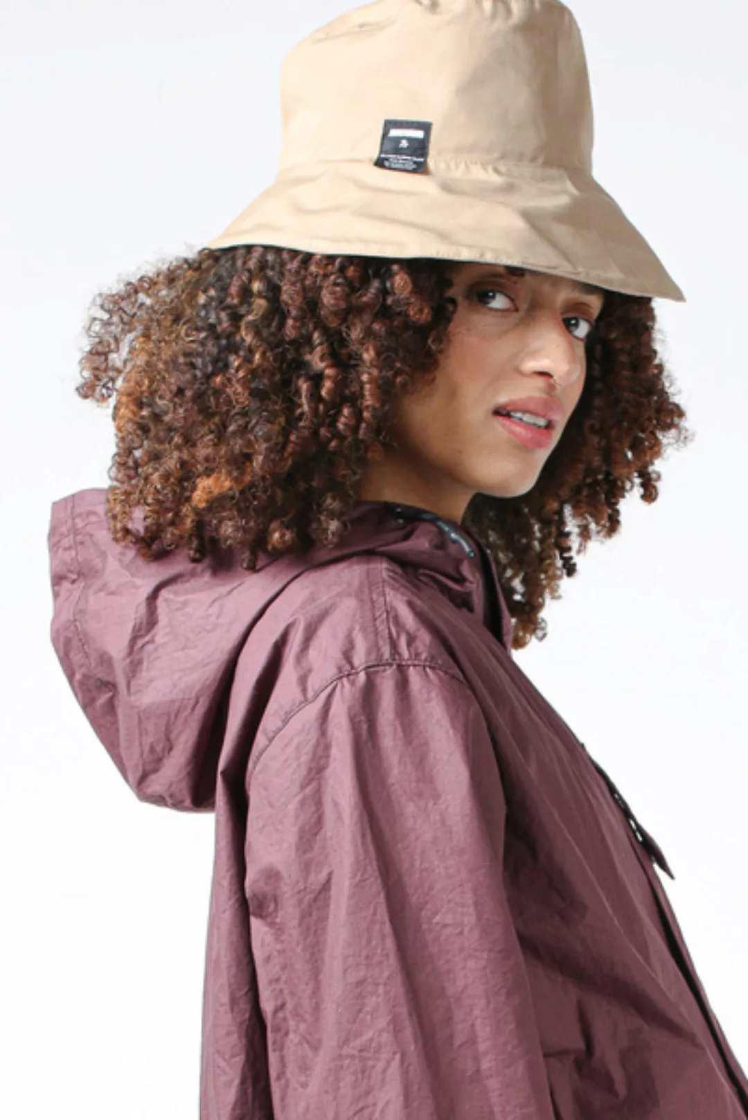 Unisex Hut Im Bucket Hat-style Aus Bio-baumwolle Von Jeckybeng In Caramelfa günstig online kaufen