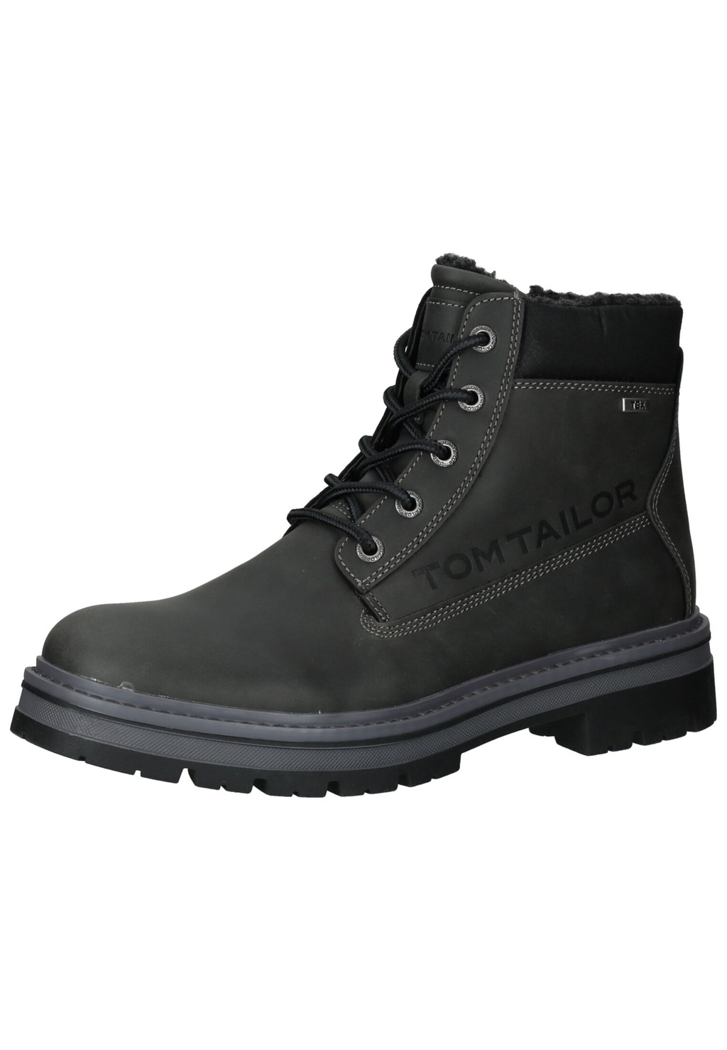 TOM TAILOR Schnürstiefel "Tom Tailor Stiefelette Lederimitat" günstig online kaufen
