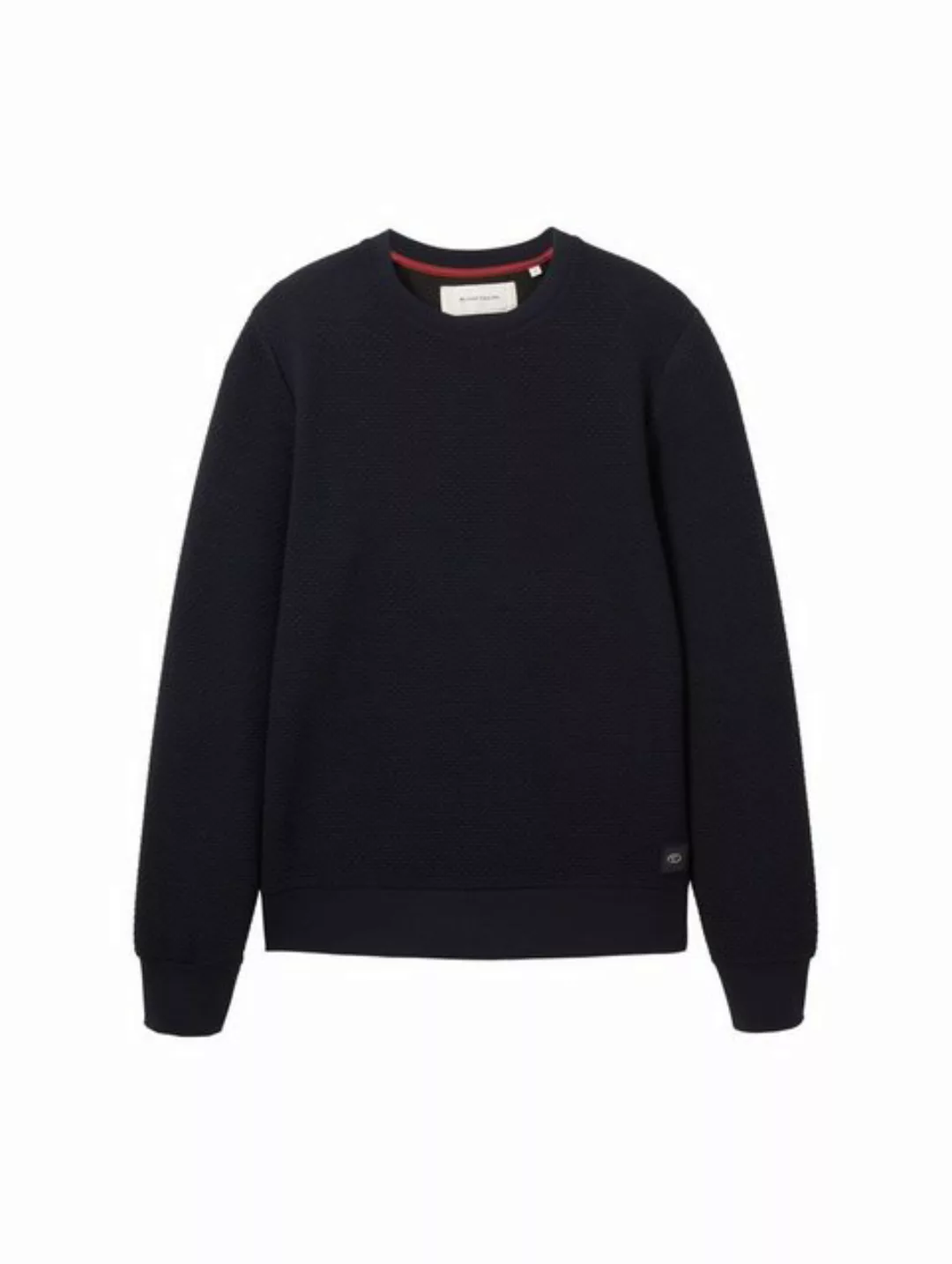 Tom Tailor Herren Sweatshirt QUILTED SWEAT - Regular Fit günstig online kaufen