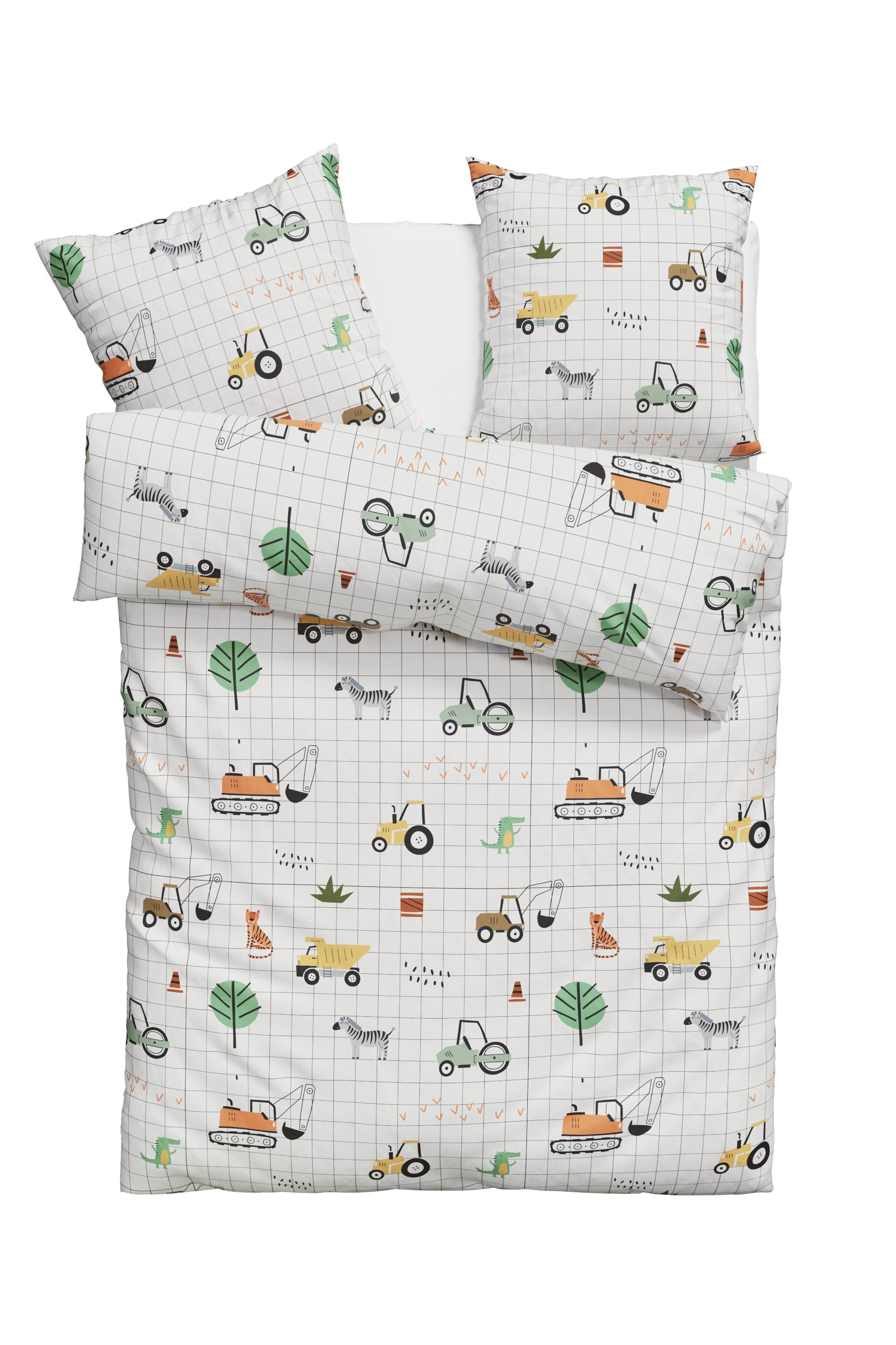 Lüttenhütt Kinderbettwäsche »CUDDLEE«, in vielen Designs: Dino,Einhorn,Welt günstig online kaufen