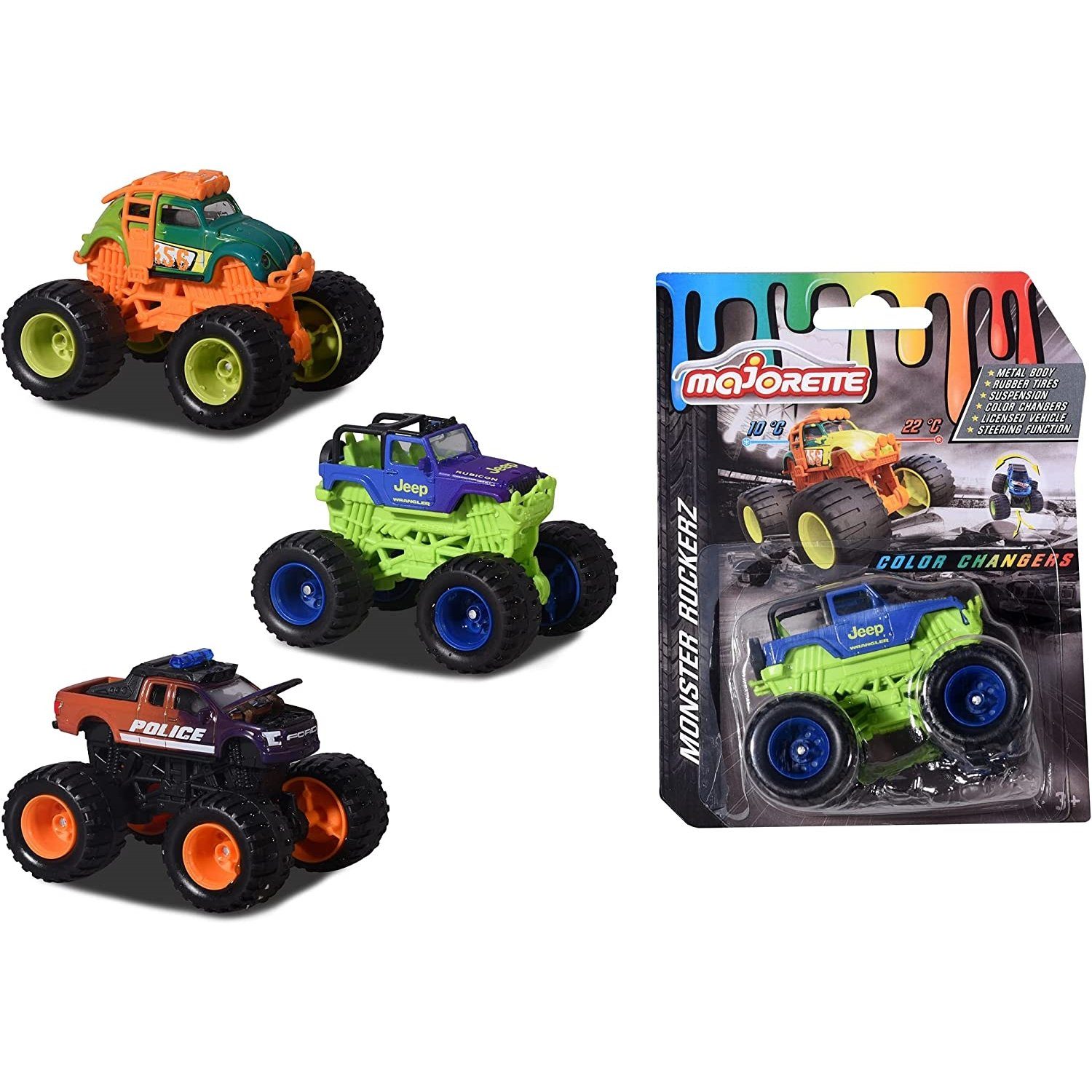 majORETTE Spielzeug-Auto 212057257 Monster Rockerz Color günstig online kaufen