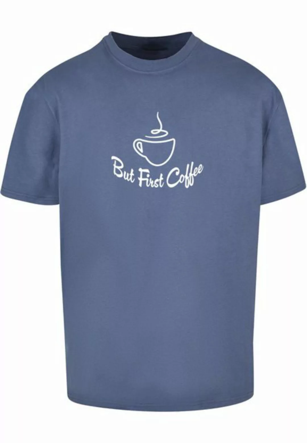 Merchcode T-Shirt Merchcode Herren But First Coffee Heavy Oversized Tee (1- günstig online kaufen