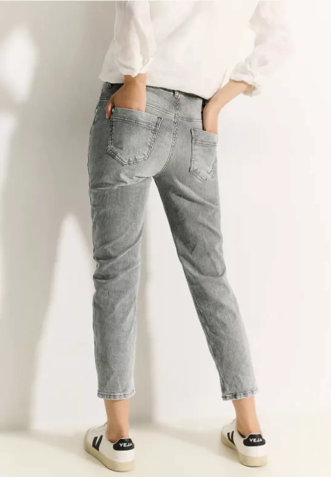 7/8 Jeans mit Streifen günstig online kaufen