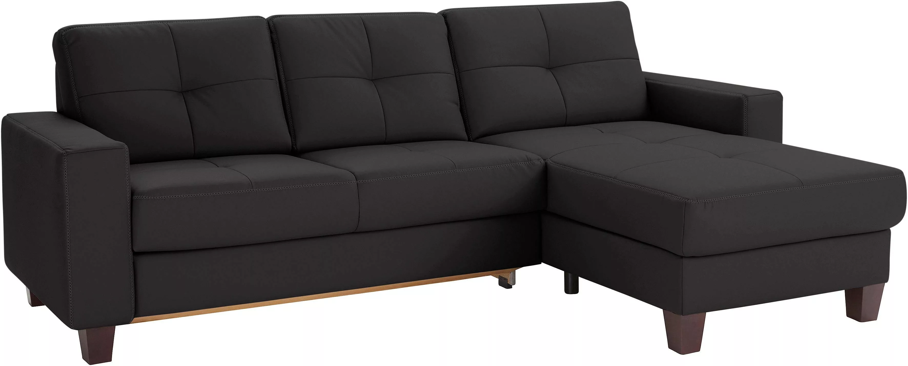 Places of Style Ecksofa Varese, Recamiere wahlweise mit elektrischer Relaxf günstig online kaufen