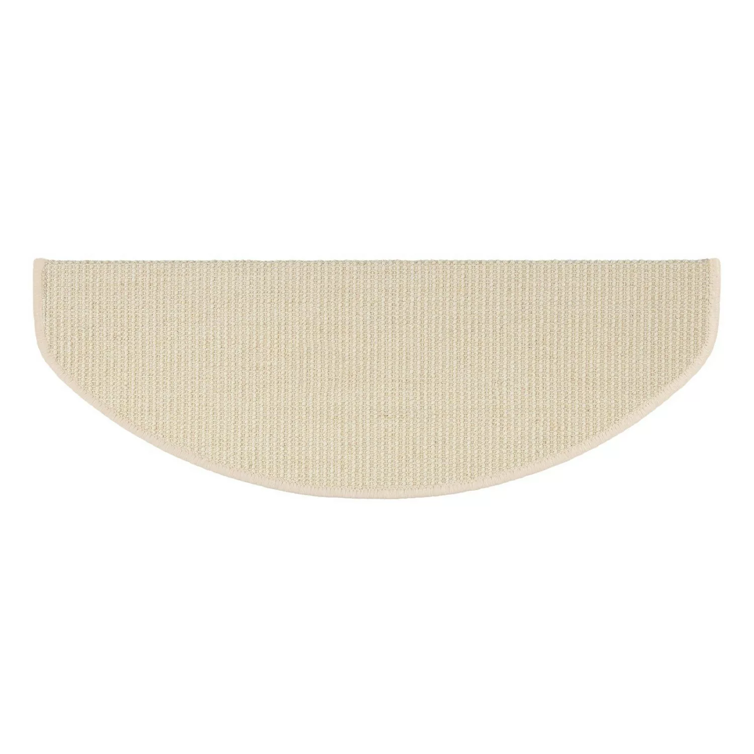 Karat Stufenmatte Sisal Pure Nature Selbstklebend Elfenbein Halbrund 23,5 x günstig online kaufen