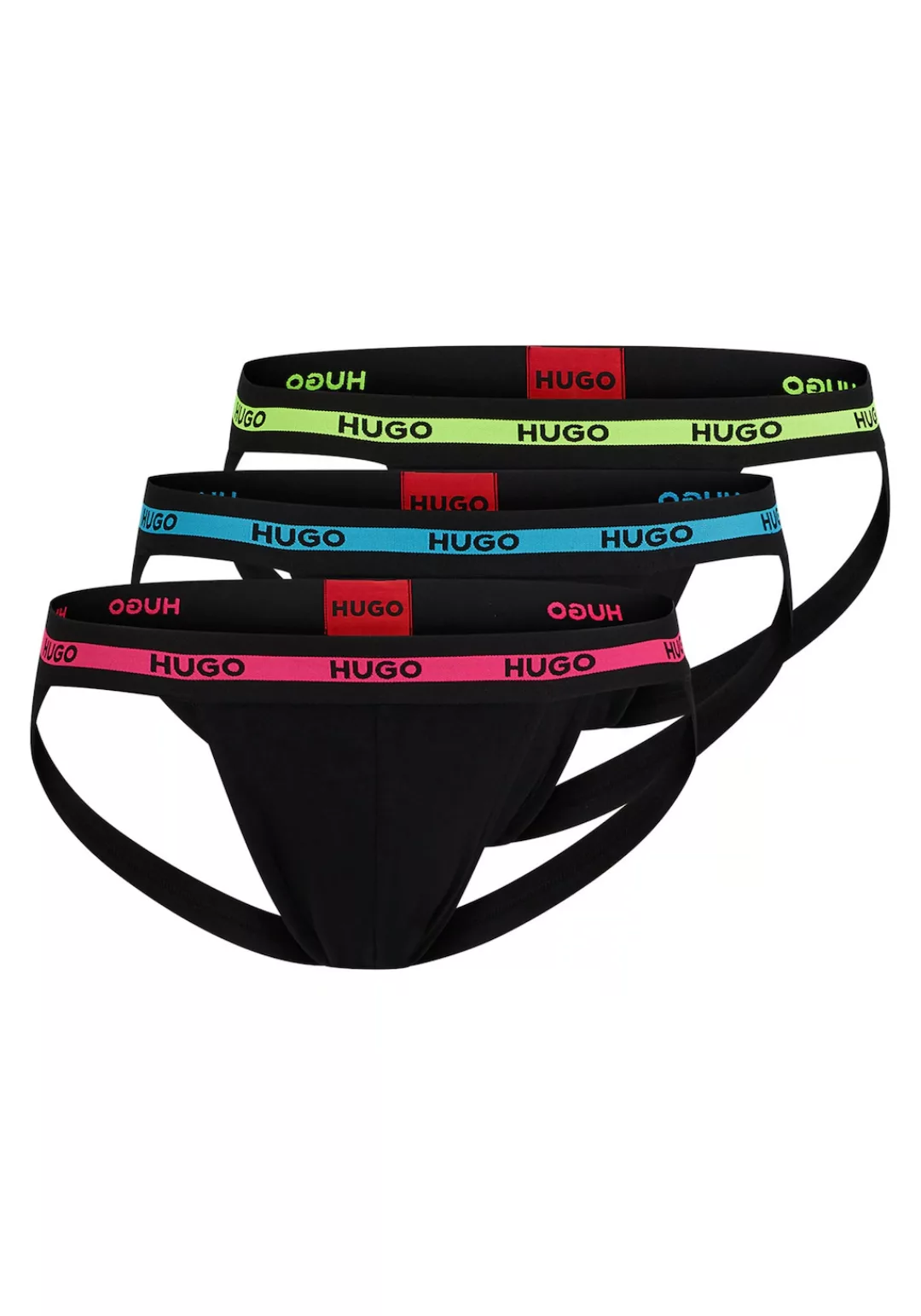 HUGO String "Jockstrap JOCKSTRAP TRIPLET PLANET 3er Pack" günstig online kaufen