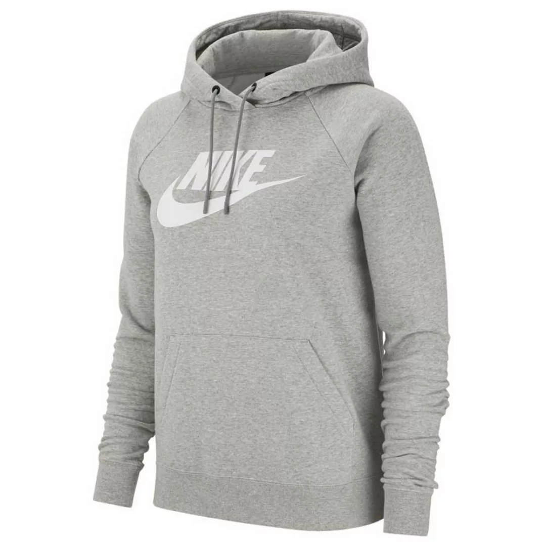Nike Sportswear Essential Hbr Kapuzenpullover M Dark Grey Heather / White günstig online kaufen
