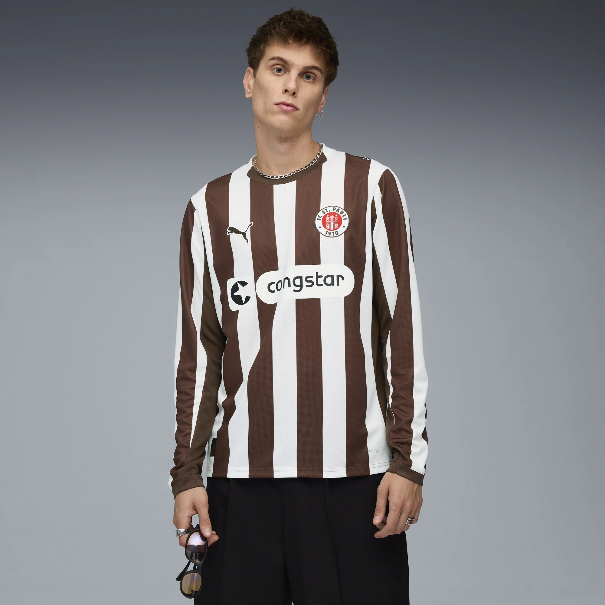 PUMA Trainingsshirt "FC St. Pauli 25/26 Langarm-Heimtrikot Herren" günstig online kaufen