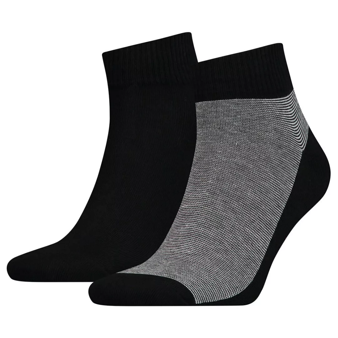 Levi´s ® 168sf Mid Micro Stripe Socken 2 Paare EU 43-46 Jet Black günstig online kaufen