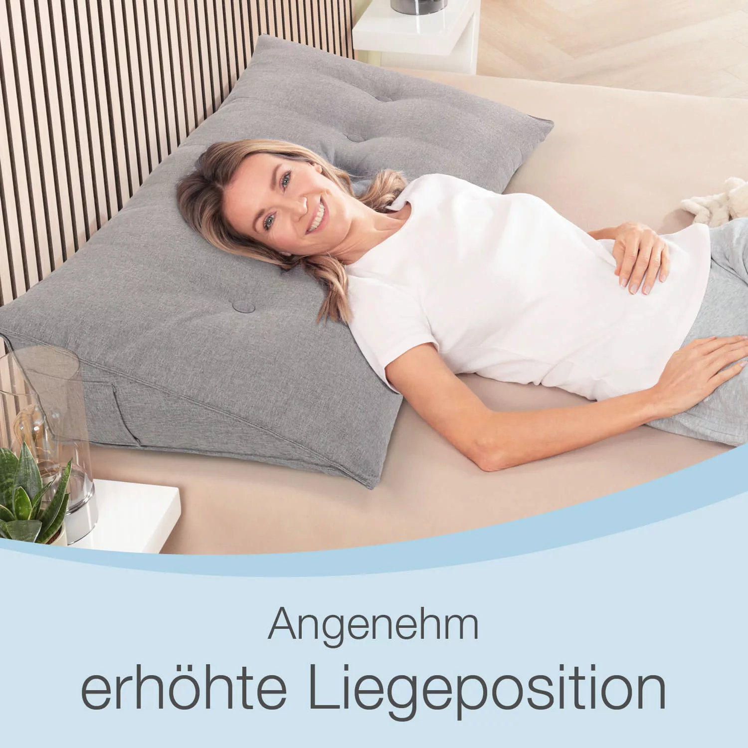 Bett- und Rückenstützkissen, Breite 140 cm günstig online kaufen