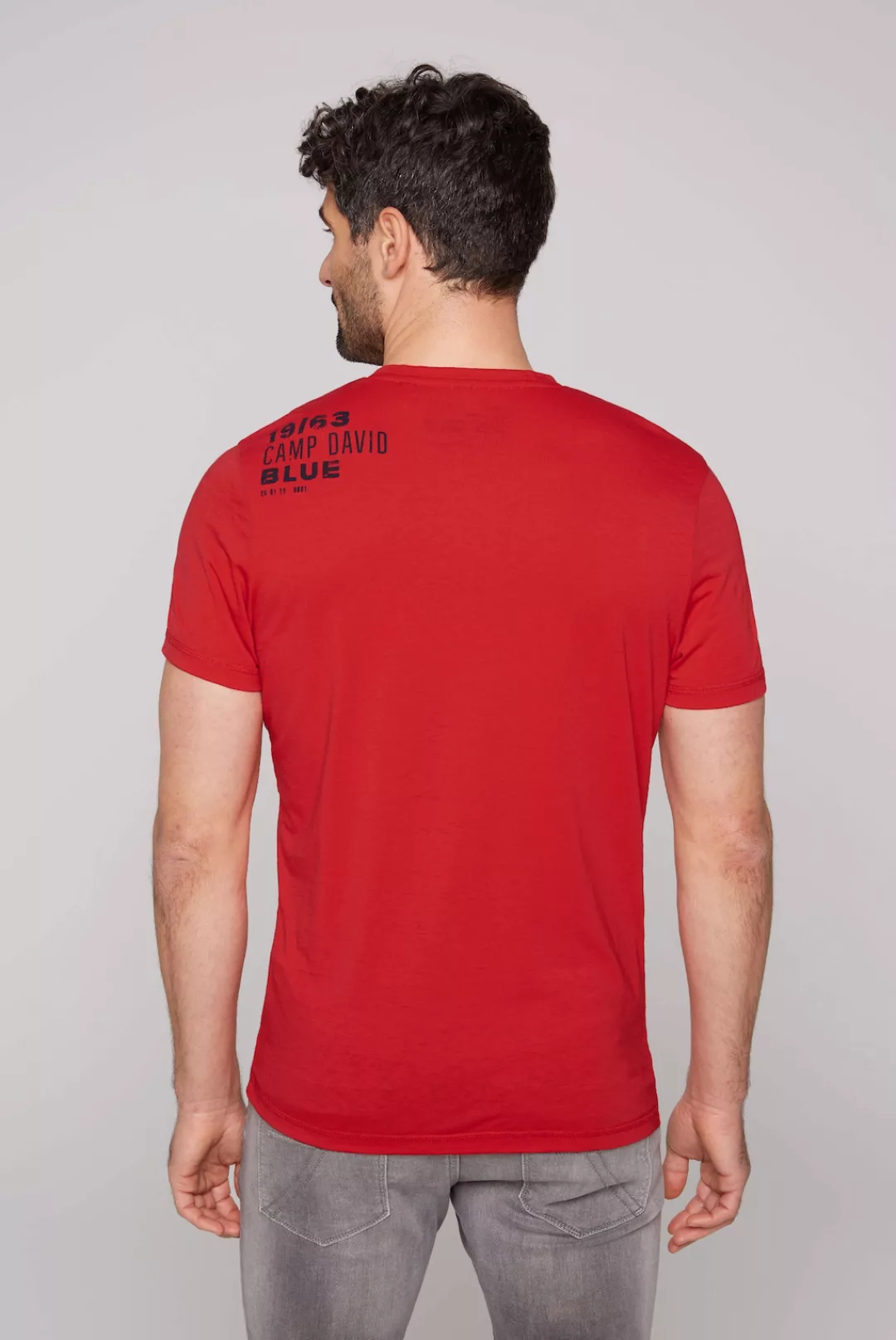 CAMP DAVID T-Shirt in vorgewaschner Optik günstig online kaufen