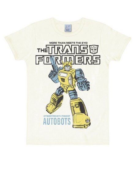 LOGOSHIRT T-Shirt Bumblebee Autobots mit großflächigem Frontprint günstig online kaufen