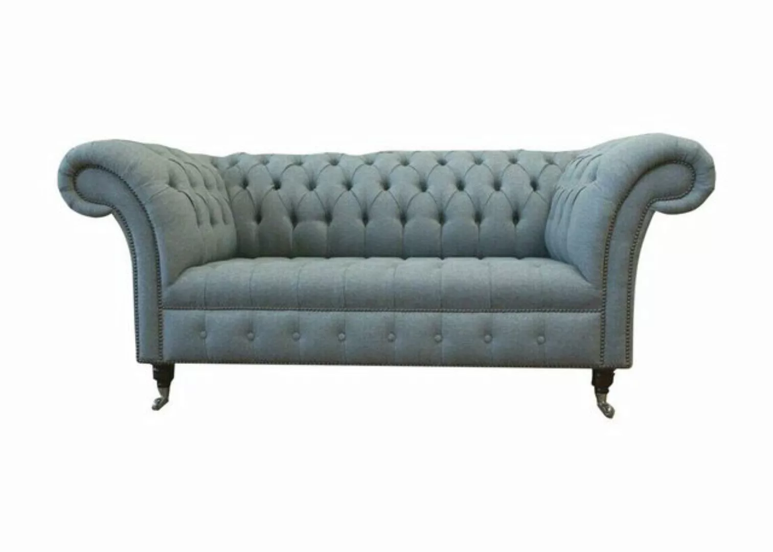 Xlmoebel Chesterfield-Sofa Chesterfield Sofa Couch Polster Designer 2-Sitze günstig online kaufen