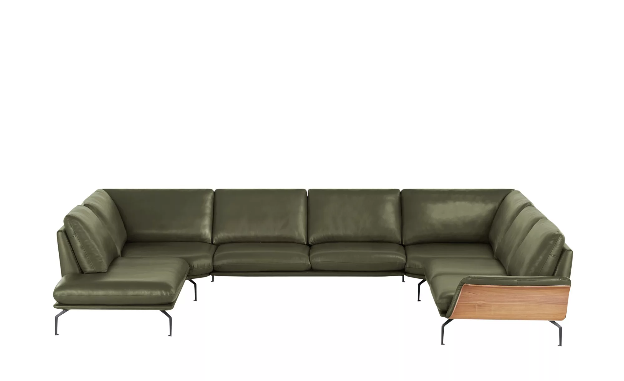 Nils Olsen Wohnlandschaft  Alva - grün - 87 cm - Polstermöbel > Sofas > Led günstig online kaufen