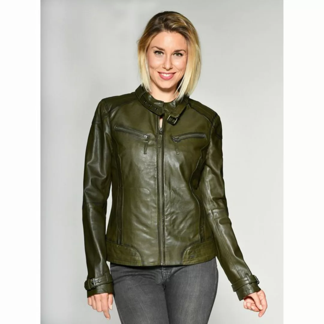 Maze Lederjacke »MJ-31 Ryana« aufgepolsterter abgesteppter Schulterbereich günstig online kaufen