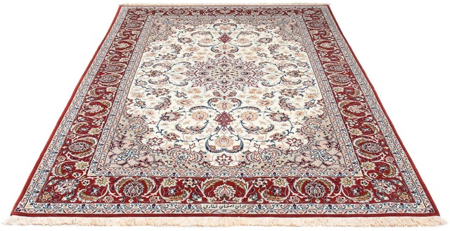 morgenland Orientteppich »Perser - Isfahan - Premium - 237 x 155 cm - beige günstig online kaufen
