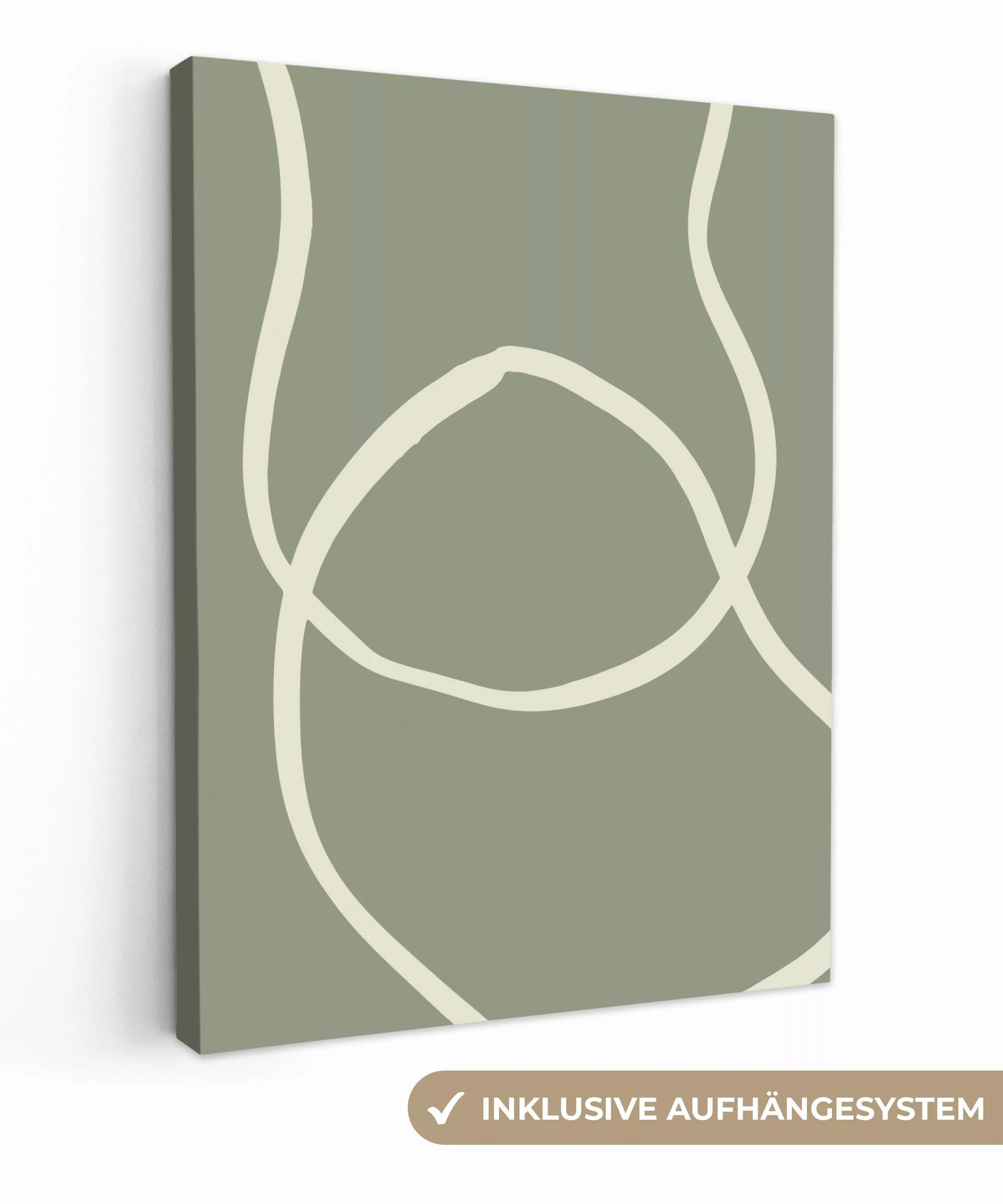 OneMillionCanvasses® Leinwandbild Linien - Figuren - günstig online kaufen