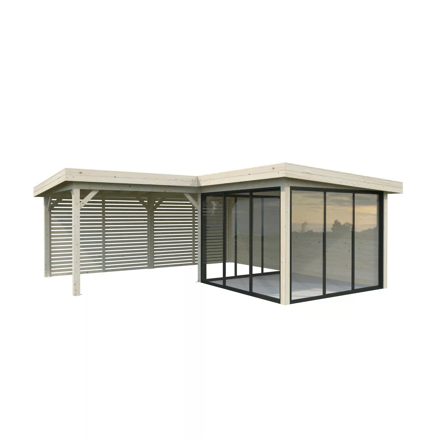 Palmako Pavillon Lenna Set 411 Slide Transparent 588 cm x 588 cm FSC® günstig online kaufen