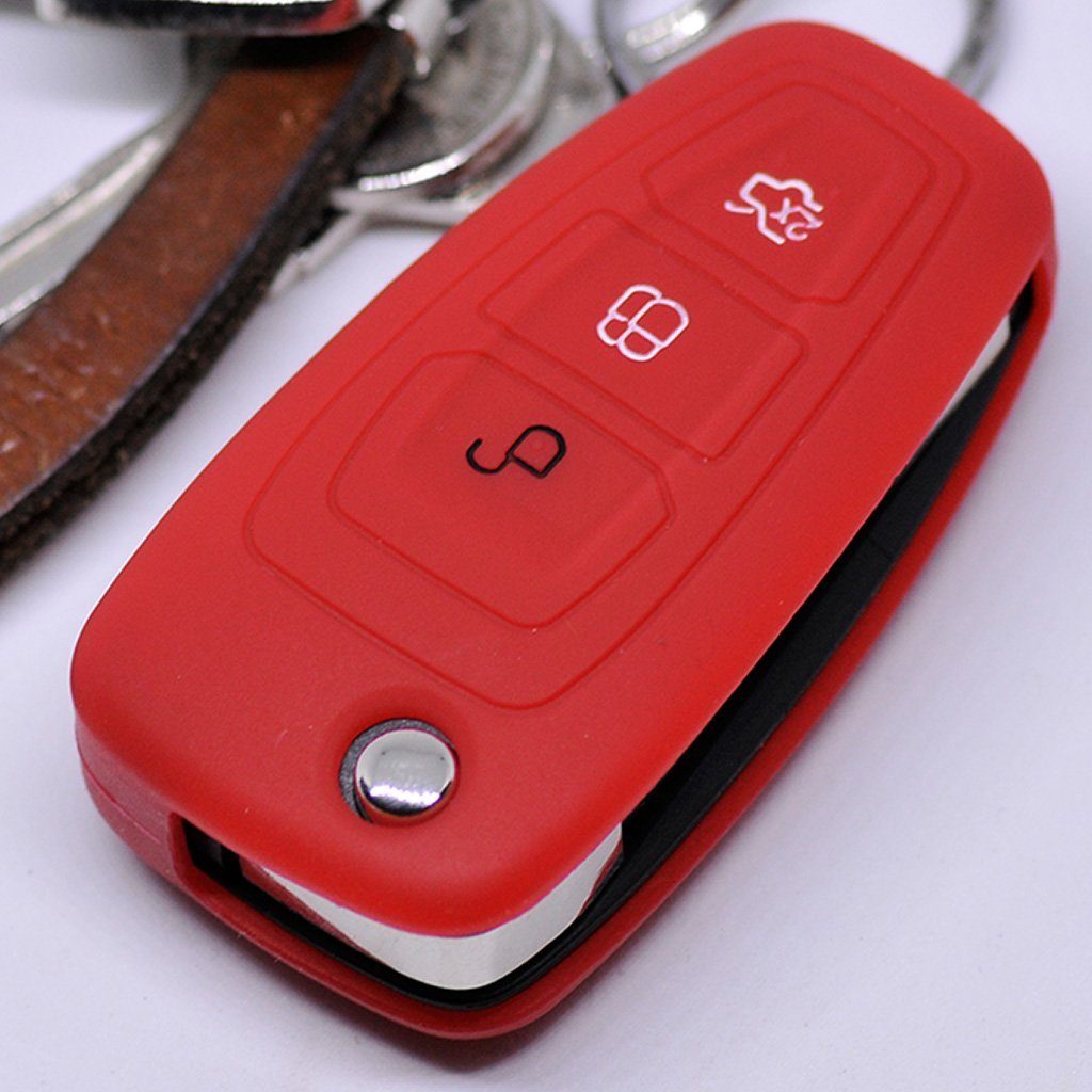mt-key Schlüsseltasche Autoschlüssel Softcase Silikon Schutzhülle günstig online kaufen